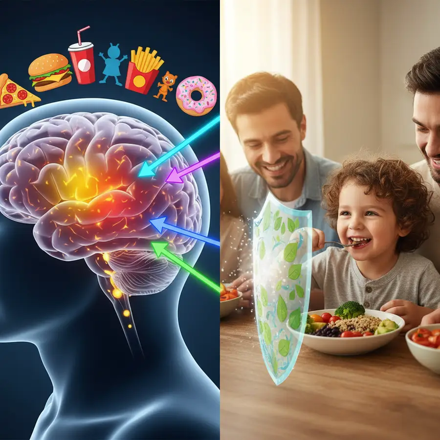 علم پشت بازاریابی فست‌فود برای کودکان: چرا مغز کودک در ۷ گام آسیب‌پذیر است؟