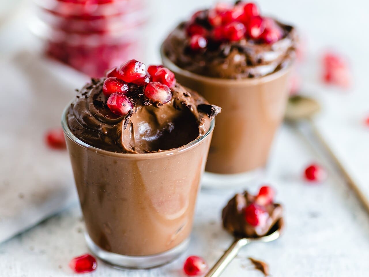 موس شکلاتی با آووکادو