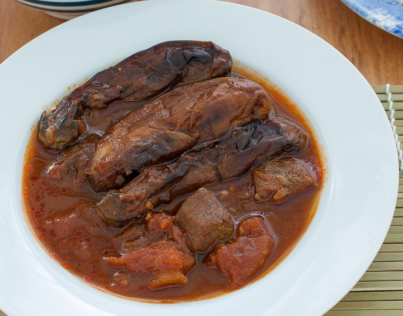 خورش بادمجان گیاهی