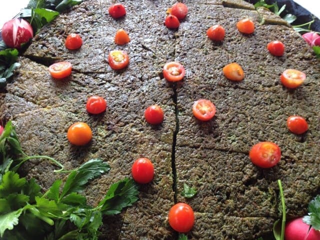 کوکو سبزی گیاهی