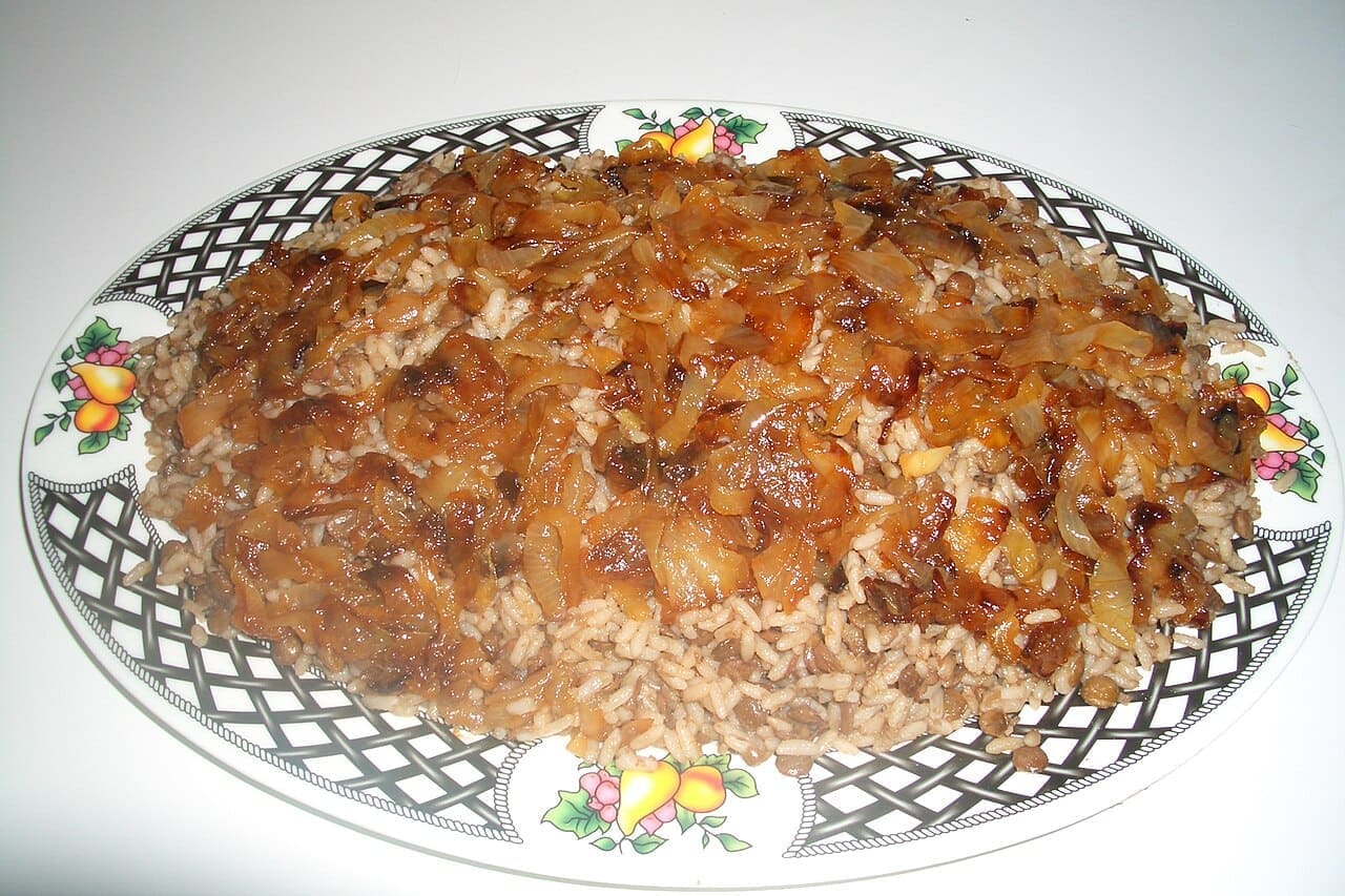 مجدّره (پلو عدس لبنانی)
